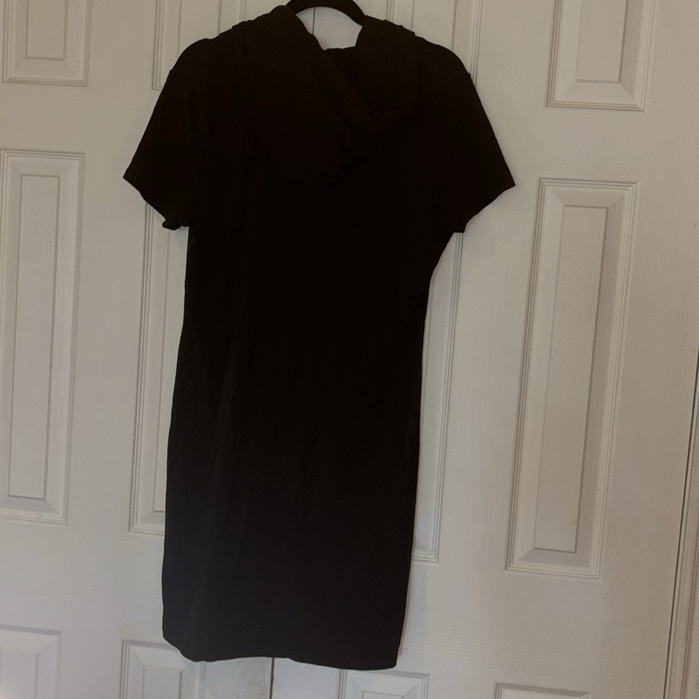 Calvin Klein shortsleeve logo hoodie  dress Sz XL - Picture 6 of 13